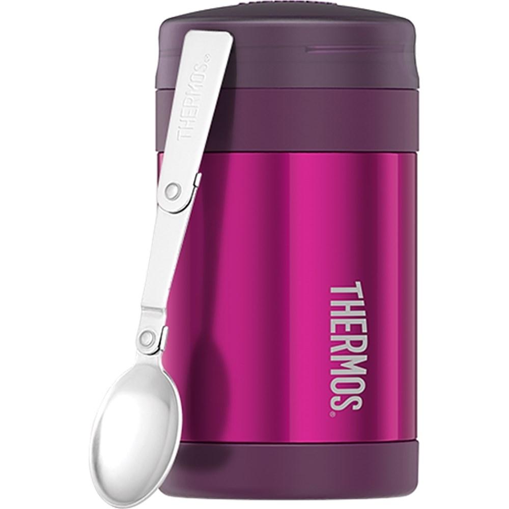 Thermos Vacuum Insulated Food Jar with Spoon 470ml Stainless Steel